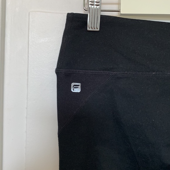 Fabletics Black Shine Leggings with Detailing - Picture 7 of 7